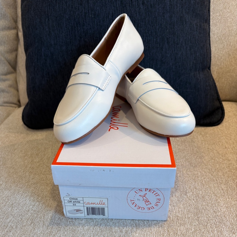 Camille Off-White Loafers